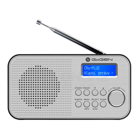 Gogen DAB 300 N User manual Gogen DAB 300 N User manual