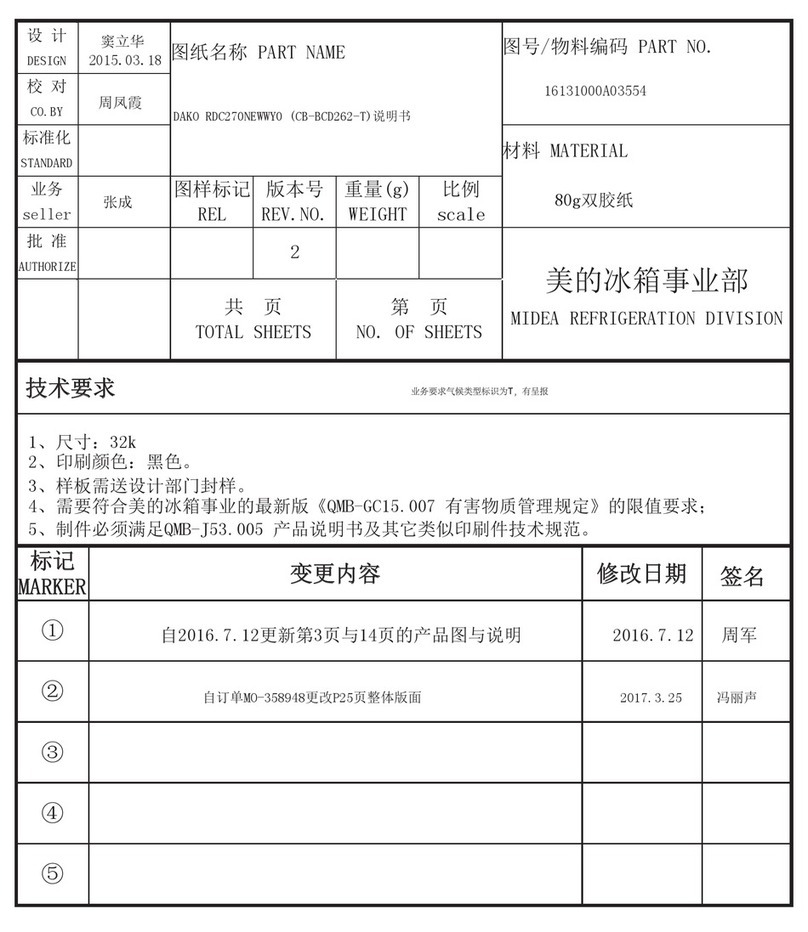 DAKO RDC270NEWWY0 owner's manual