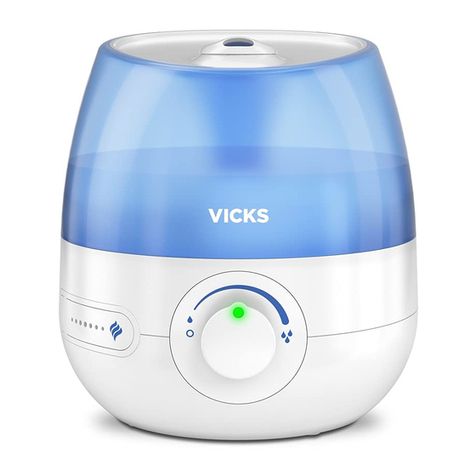 Vicks VUL525 Series User manual