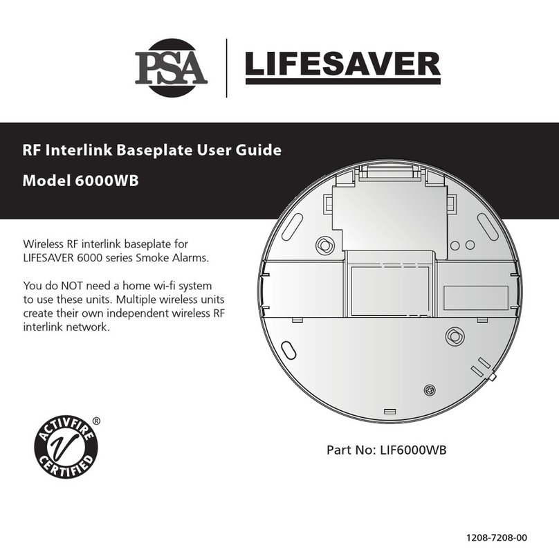 PSA LIFESAVER 6000WB user guide