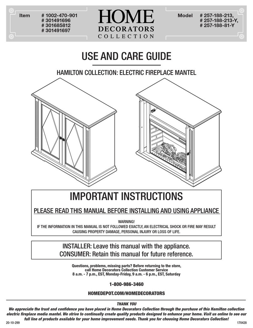 Home Decorators Collection HAMILTON 257-188-213 User manual