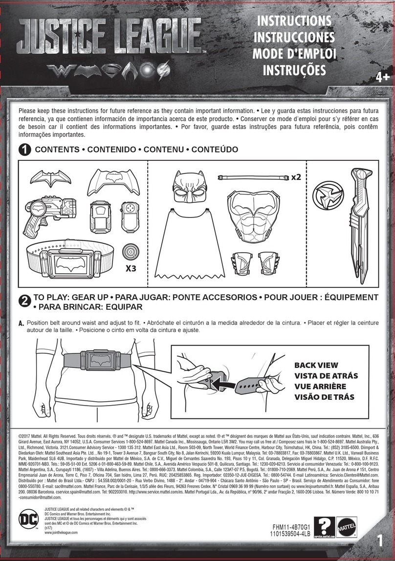 Mattel DC Justice League User manual