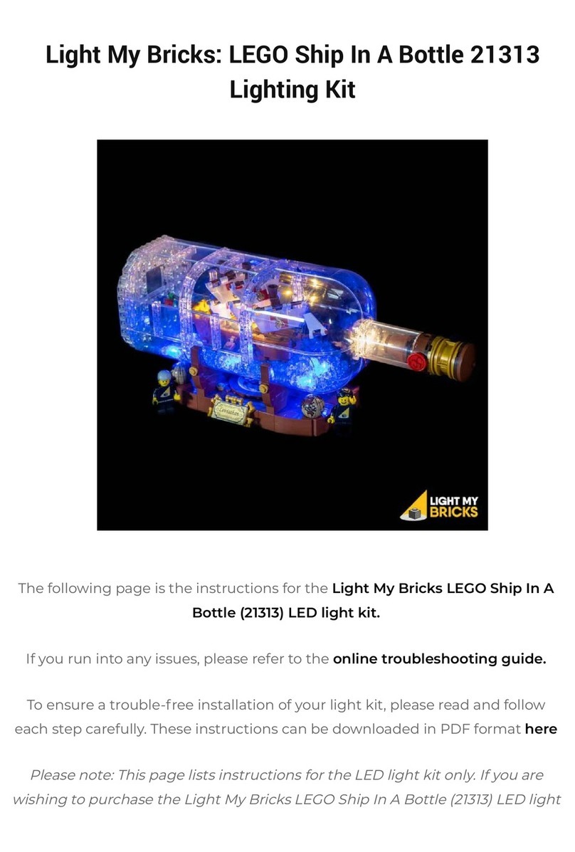 Lightmybricks LEGO Ship In A Bottle 21313 Lighting Kit User manual Lightmybricks LEGO Ship In A Bottle 21313 Lighting Kit User manual