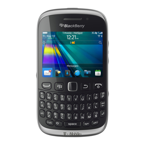 Blackbe;rry Curve 9315 User manual