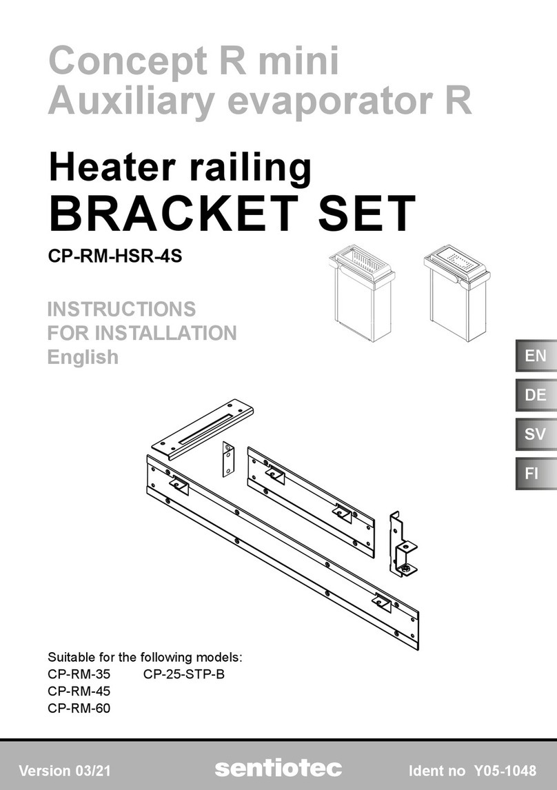 Sentiotec CP-RM-HSR-4S Instructions for installation