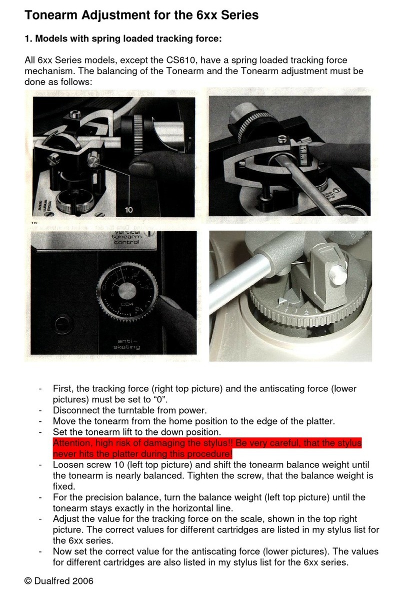 Dualfred 6 Series Adjustment