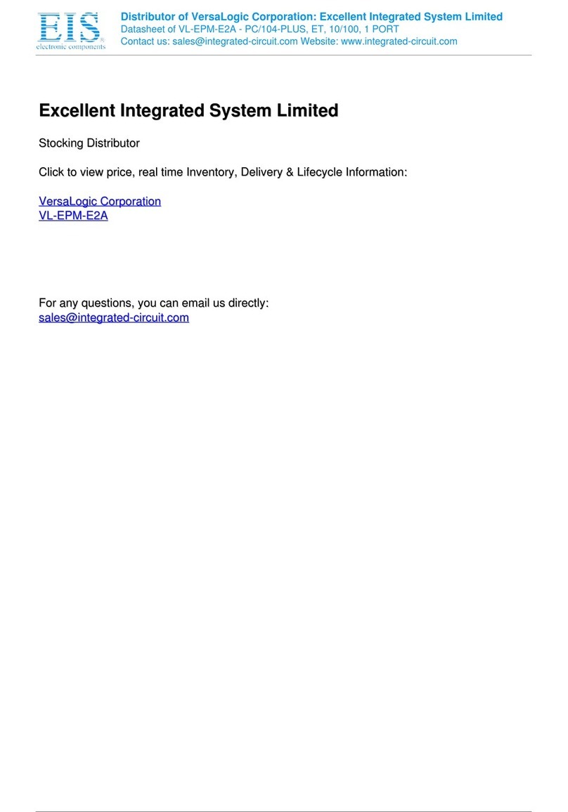 VersaLogic VL-EPM-E2 Reference manual
