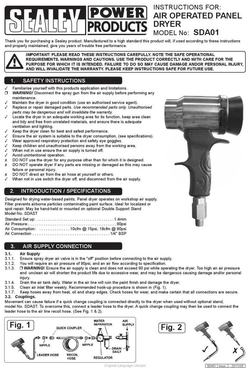 Sealey SDA01 instructions