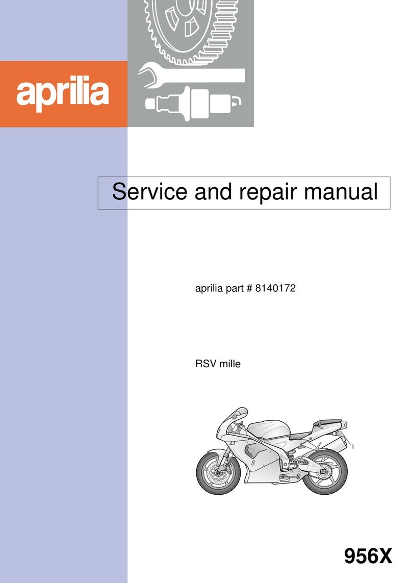 APRILIA RSV mille 956X Installation and operating manual