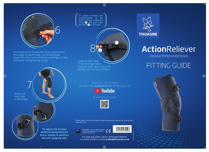Thuasne ActionReliever Fittings guide