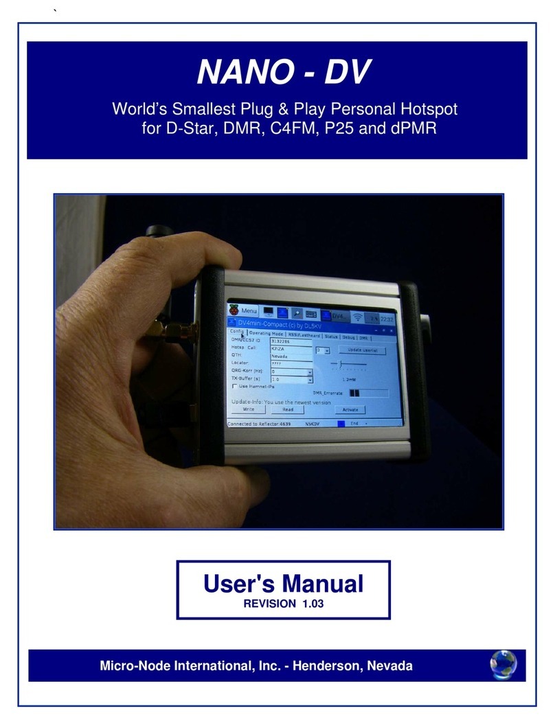 Micro-Node International NANO-DV User manual