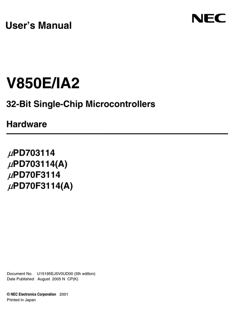 NEC PD703114 user manual