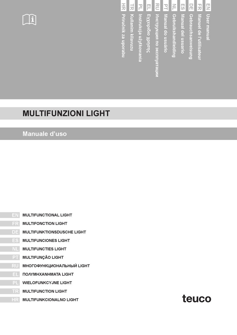 Teuco Multifunctional Light user manual