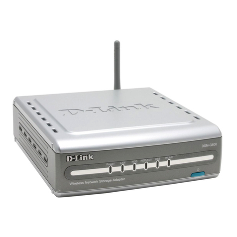 D-Link DSM-G600 - MediaLounge Wireless G Network Storage Enclosure NAS... User manual