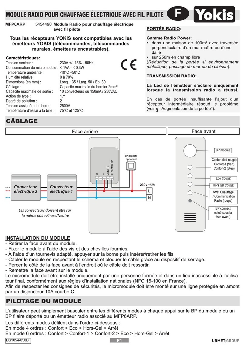 Yokis MFP6ARP manual