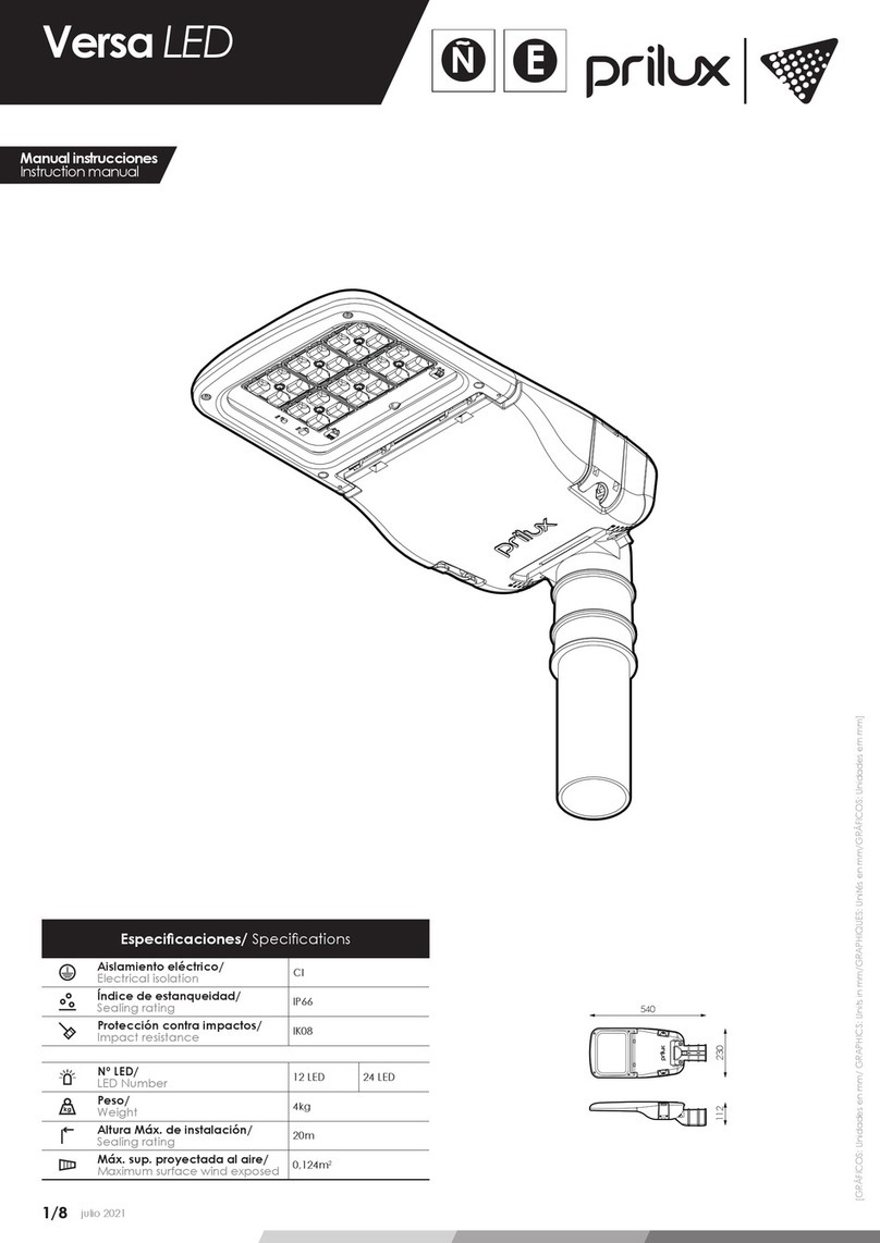 Prilux Versa LED User manual