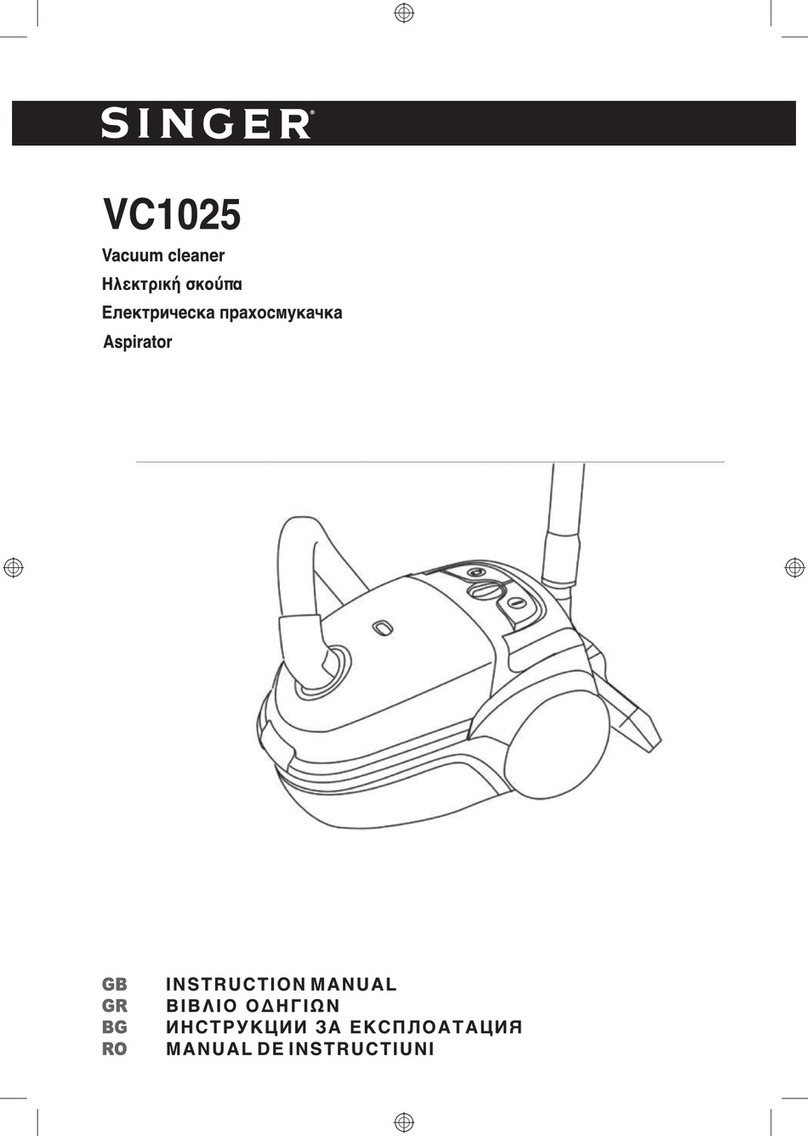 Singer VC1025 Instructional manual