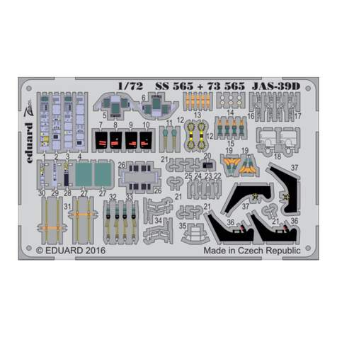 Eduard Zoom JAS-39D User manual Eduard Zoom JAS-39D User manual