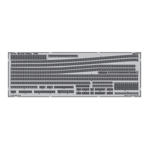 Eduard Musashi railings 1/350 User manual