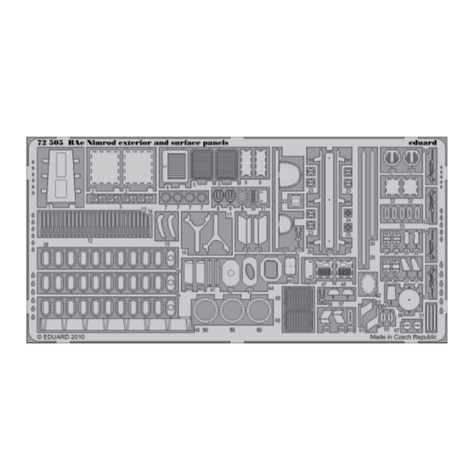 Eduard BAe Nimrod exterior and surface panels quick start guide