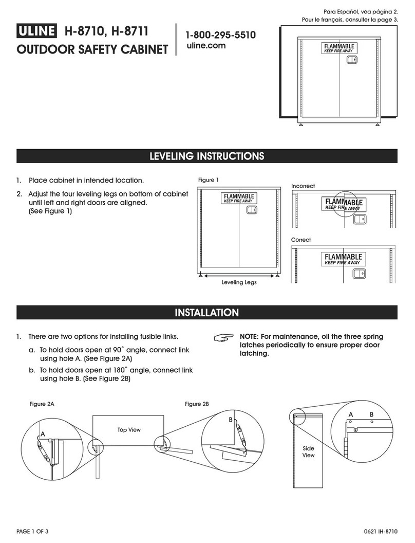 U-Line H-8710 User manual U-Line H-8710 User manual