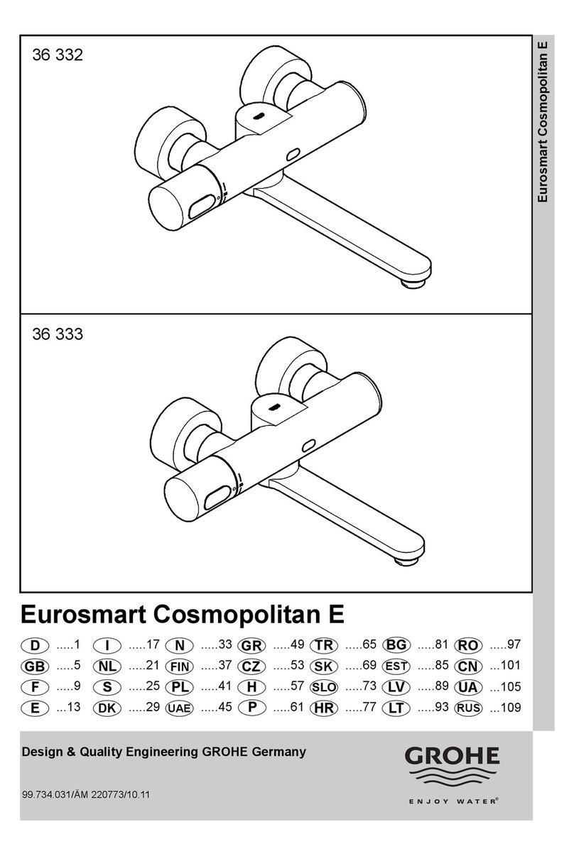 Grohe EUROSMART COSMOPOLITAN E 36 332 manual
