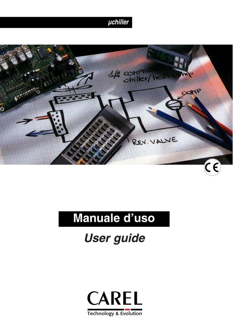 Carel m chiller User manual
