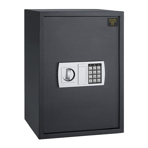 Paragon 7775 Deluxe Safe operating manual