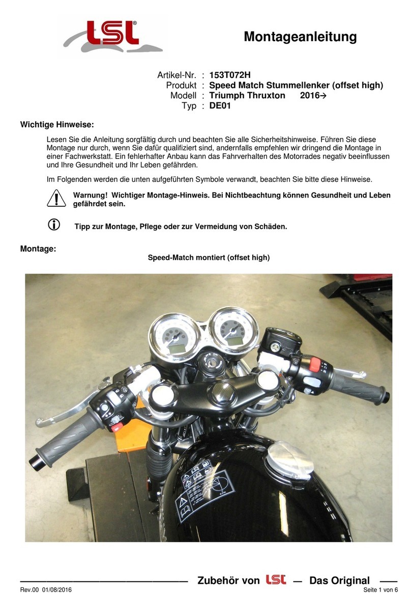 LSL 153T072H Install guide LSL 153T072H Install guide