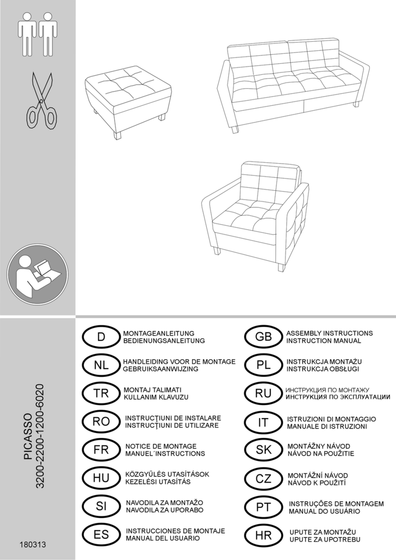 SIT&MORE PICASSO 3200 Assembly Instructions Instruction Manual