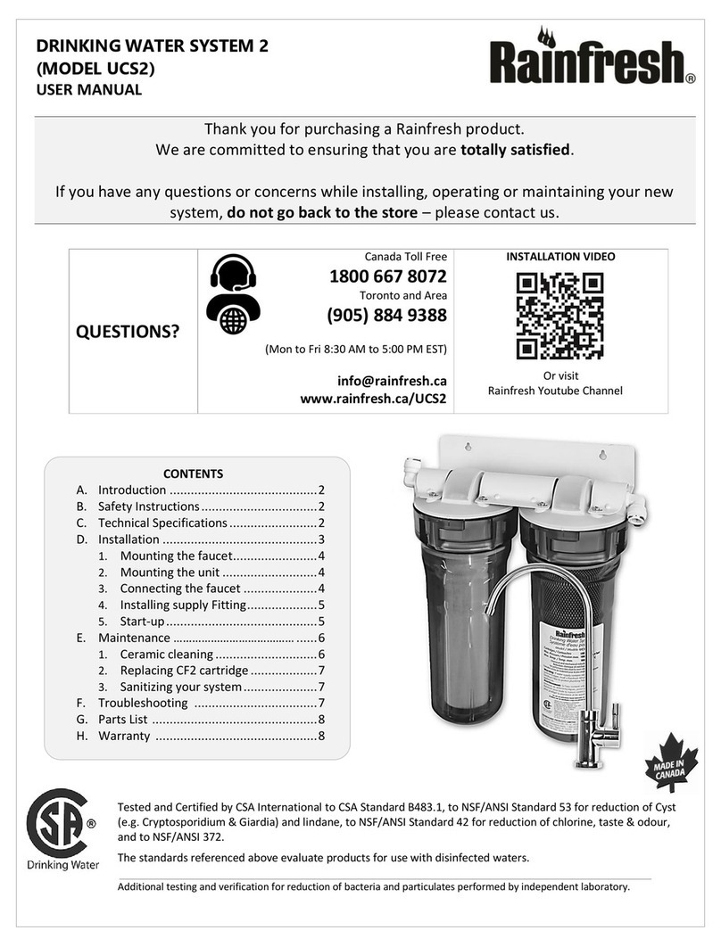 Rainfresh UCS2 User manual