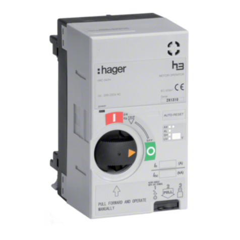 hager h250 HXC04 H Series User instructions