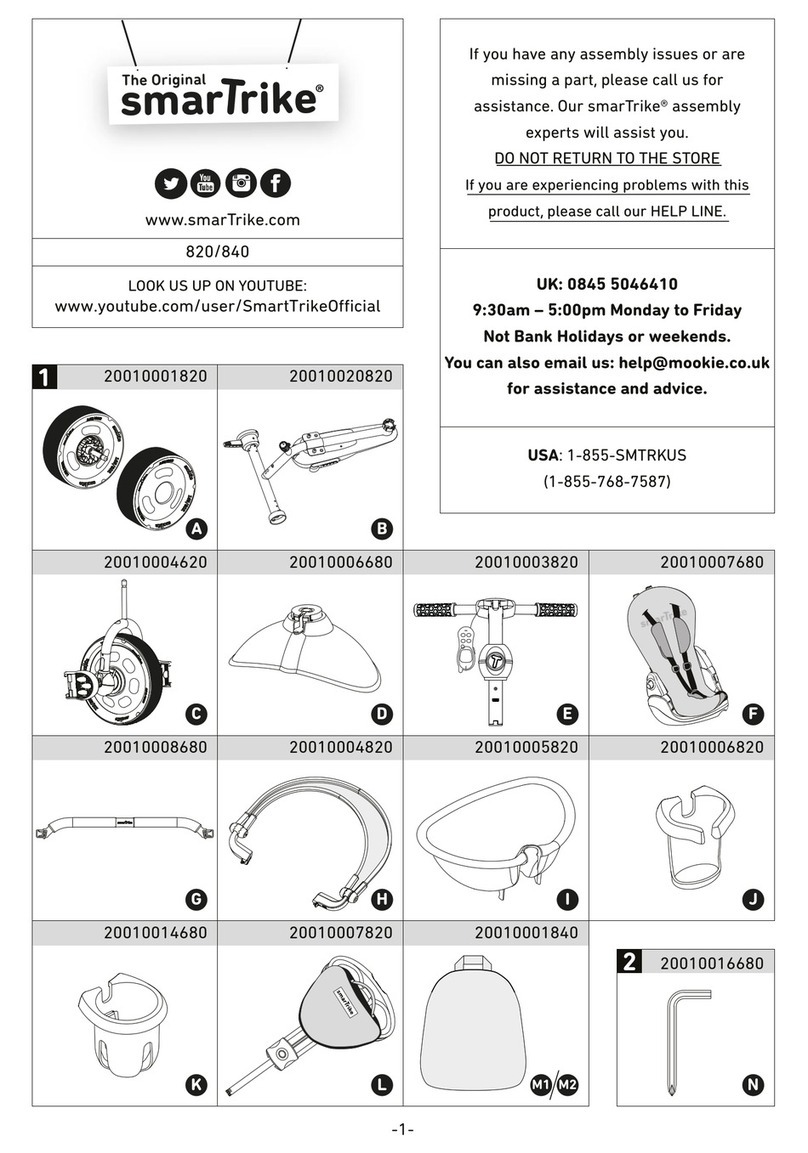 SmarTrike 820 Assembly instructions