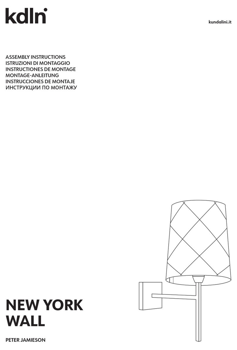 KUNDALINI NEW YORK WALL Assembly instructions
