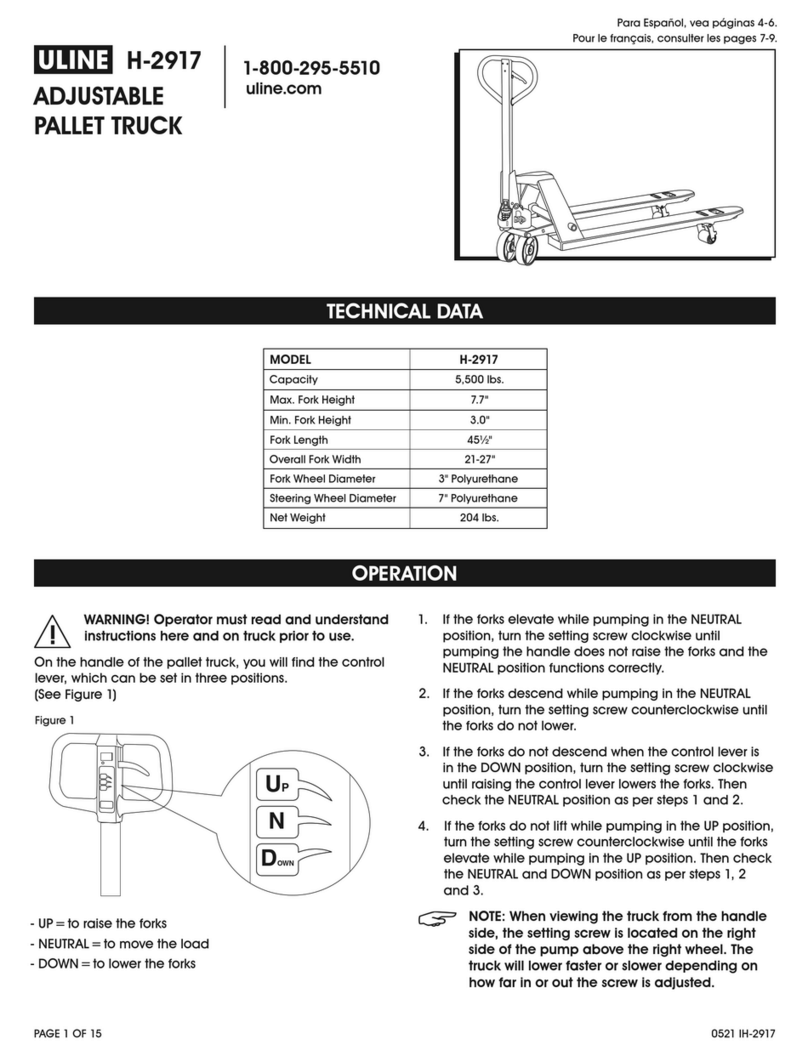 U-Line H-2917 User manual