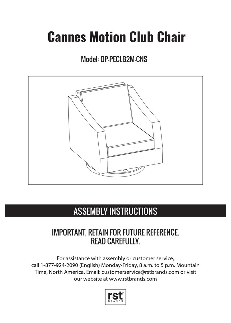 RST Cannes Motion Club OP-PECLB2M-PORV User manual