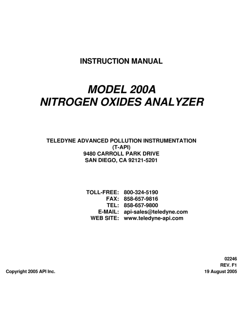 Teledyne 200A instruction manual