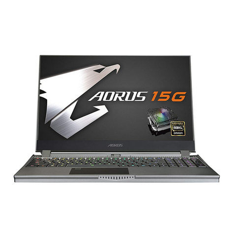 Gigabyte Aorus 15G User manual