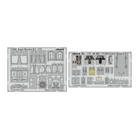 Eduard Super Mystere B.2 quick start guide