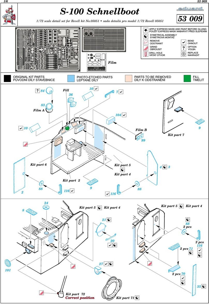 Eduard S-100 Schnellboot quick start guide