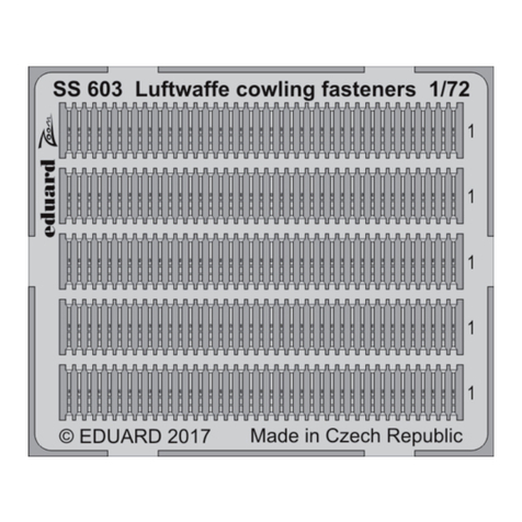 Eduard Zoom Luftwaffe cowling fasteners 1/72 quick start guide Eduard Zoom Luftwaffe cowling fasteners 1/72 quick start guide