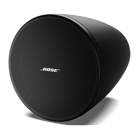 Bose DesignMax DM3P User manual