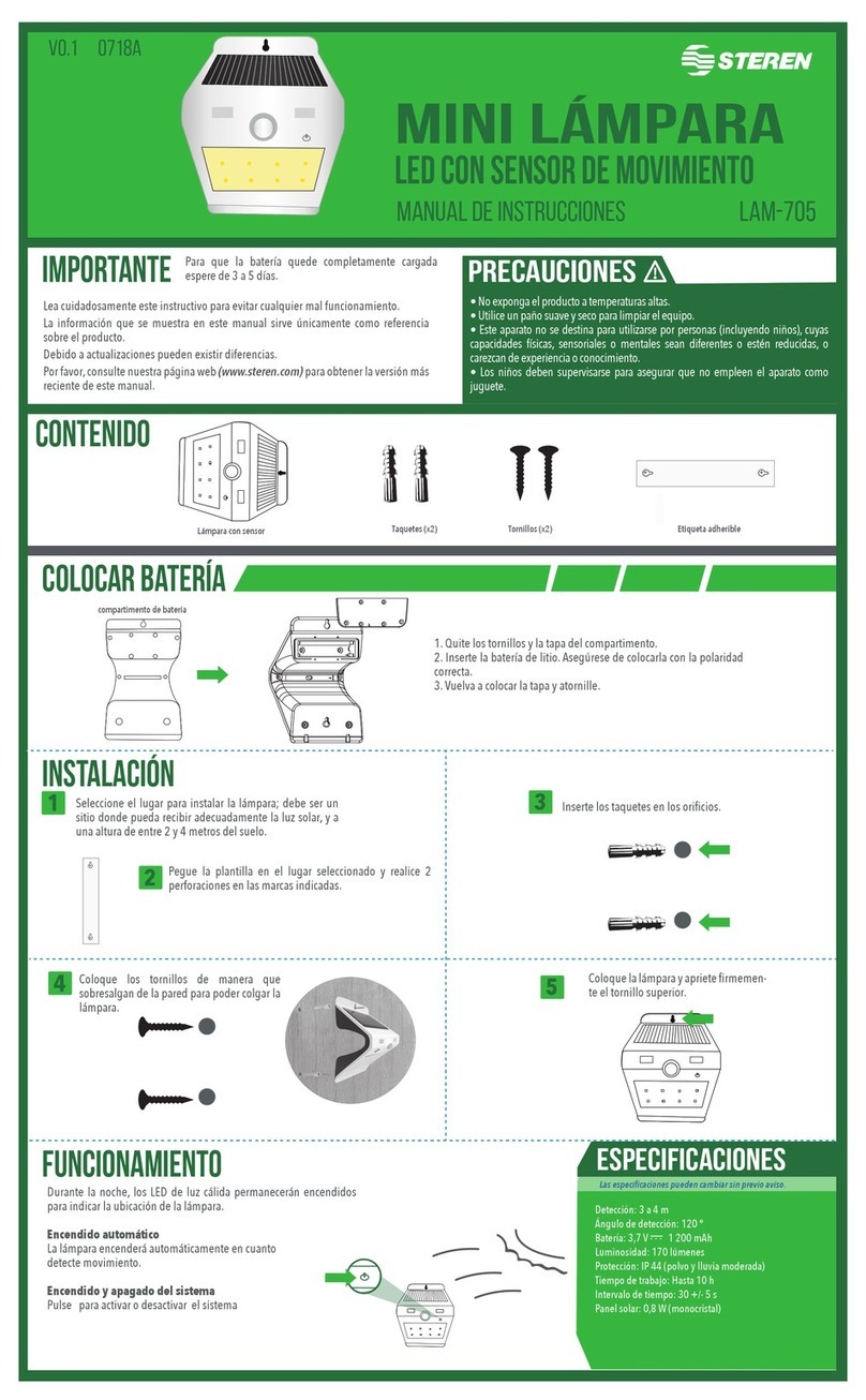 Steren LAM-705 instruction manual