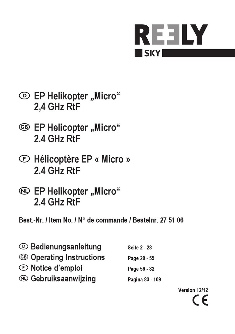 Reely Sky Micro operating instructions