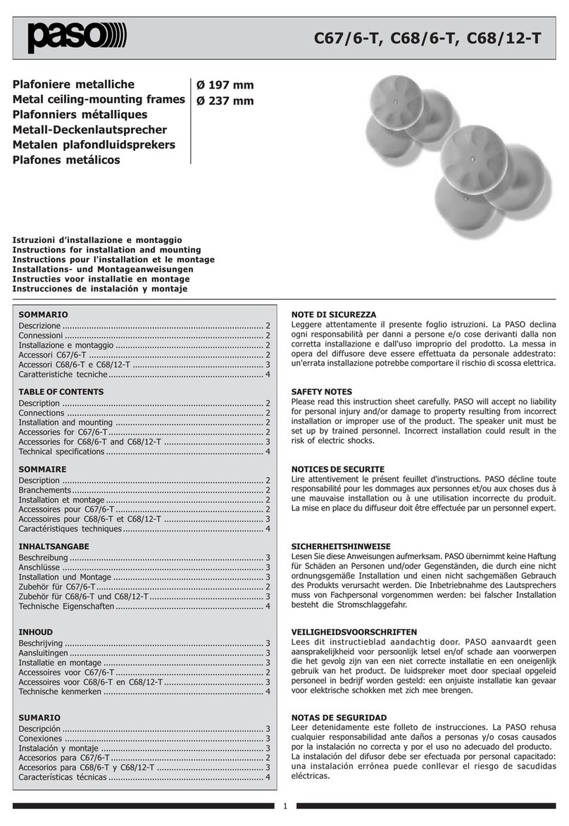 Paso C67/6-T manual