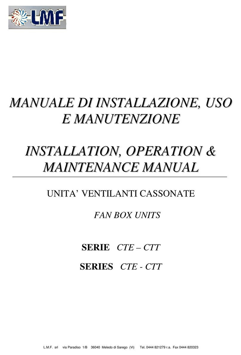 LMF Clima CTE Series Instruction manual