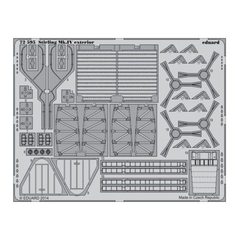 Eduard Stirling Mk.IV exterior quick start guide