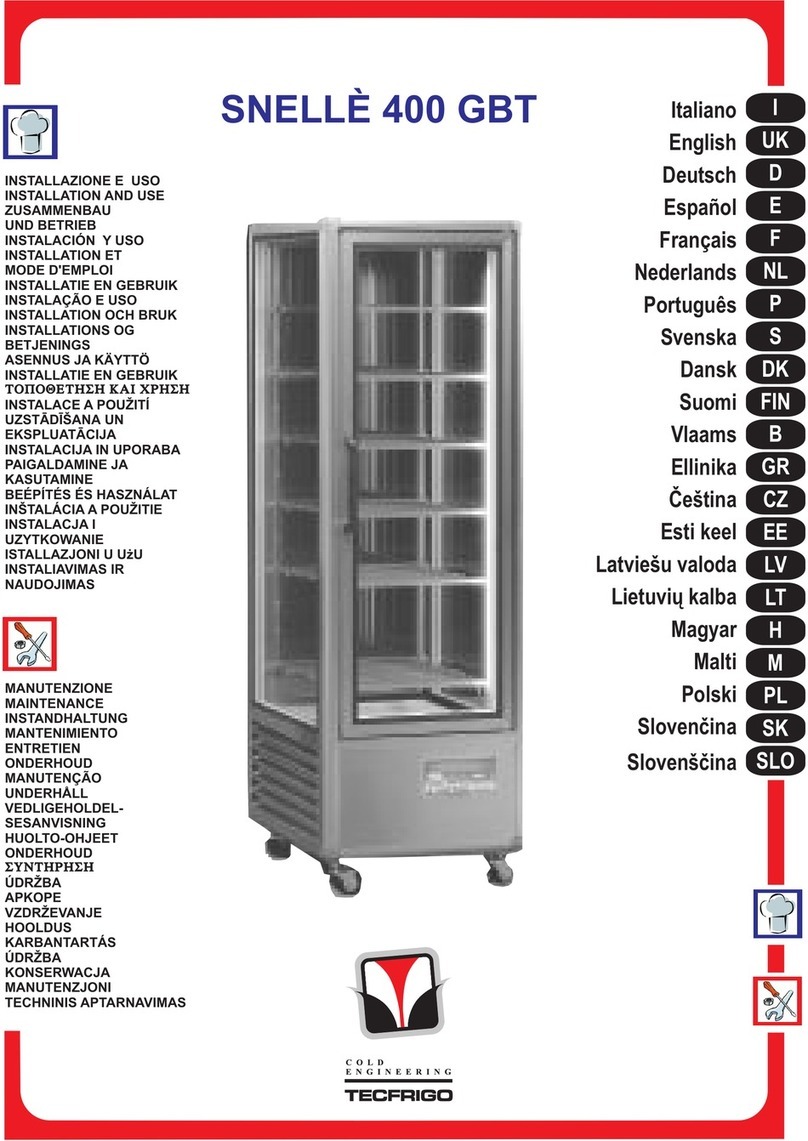Tecfrigo SNELLE 400 GBT Quick start guide