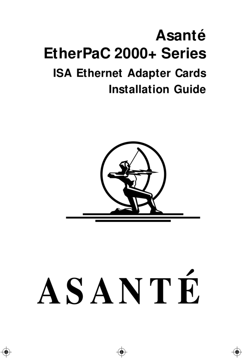 Asante EtherPaC 2000+ Series installation guide