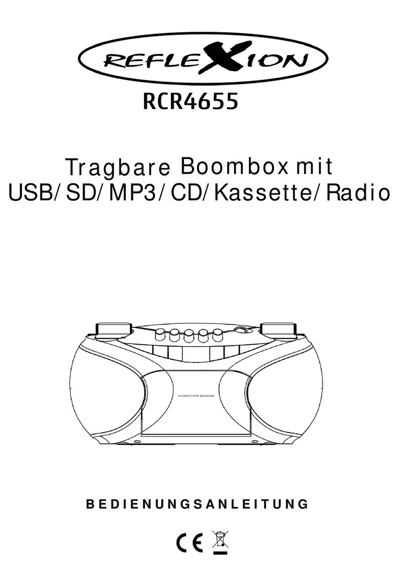 Reflexion RCR4655 instruction manual